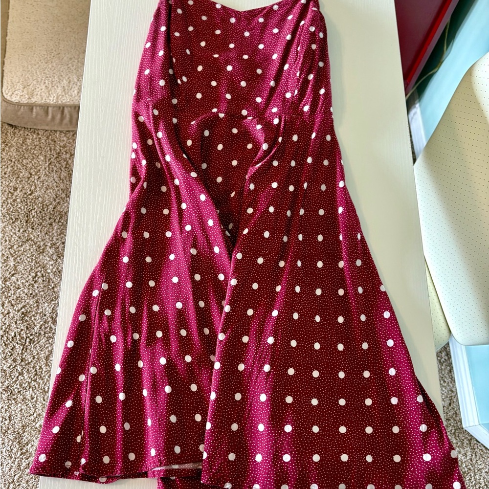A-Line Dress Polka Dot